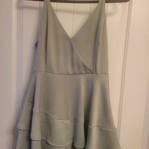 Altar'd State olive green romper Size M